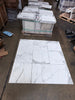Calacatta Gold Marble 18x18 polished white tiles with gray veining