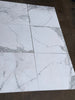 Calacatta Gold Marble 18x18 polished white tiles with gray veining