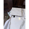 Calacatta Gold Marble 18x18 polished white square tiles with gray veining