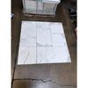 Calacatta Gold Marble 18x18 polished white tiles with gray veining