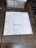 Calacatta Gold Marble 18x18 polished white tiles with gray veining