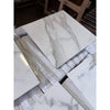Calacatta Gold Marble 18x18 Polished white tile with gray veining