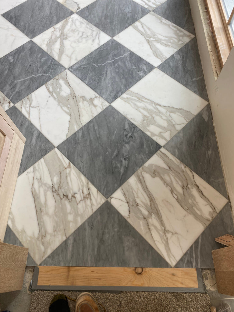 Calacatta Gold Marble 18x36 Polished Diamond Floor Tiles