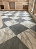 Calacatta Gold Marble 18X36 Polished checkerboard floor pattern