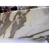 Calacatta Gold Marble 18x36 Polished Slab with Gray and Golden Veins