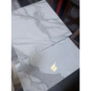 Calacatta gold marble 24x24 polished or honed white marble-effect tiles with elegant gray veining