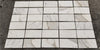 Calacatta Gold 3x6 polished white marble mosaic tiles with gray veining