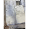Marble-patterned ceramic tiles from Calacatta Gold Marble 6X12 collection in polished or honed finish
