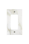 Calacatta Gold 	Marble Single ROCKER Plate Switch Wall Plate