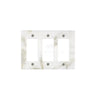 Calacatta Gold Marble Triple Rocker Plate Switch Wall Plate for elegant decor
