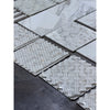 Calacatta Gold Stanza polished mosaic marble tile in white patterns