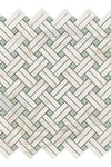 Calacatta Gold Stanza (w/Ming-Green) Mosaic Marble Tile Polished or Honed