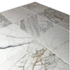 Calacatta Medley 12X12 Polished Marble Tile showcasing elegant marble flooring design