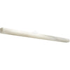 White marble rolling pin displayed with Calacatta Oliva Marble Pencil Liner Molding