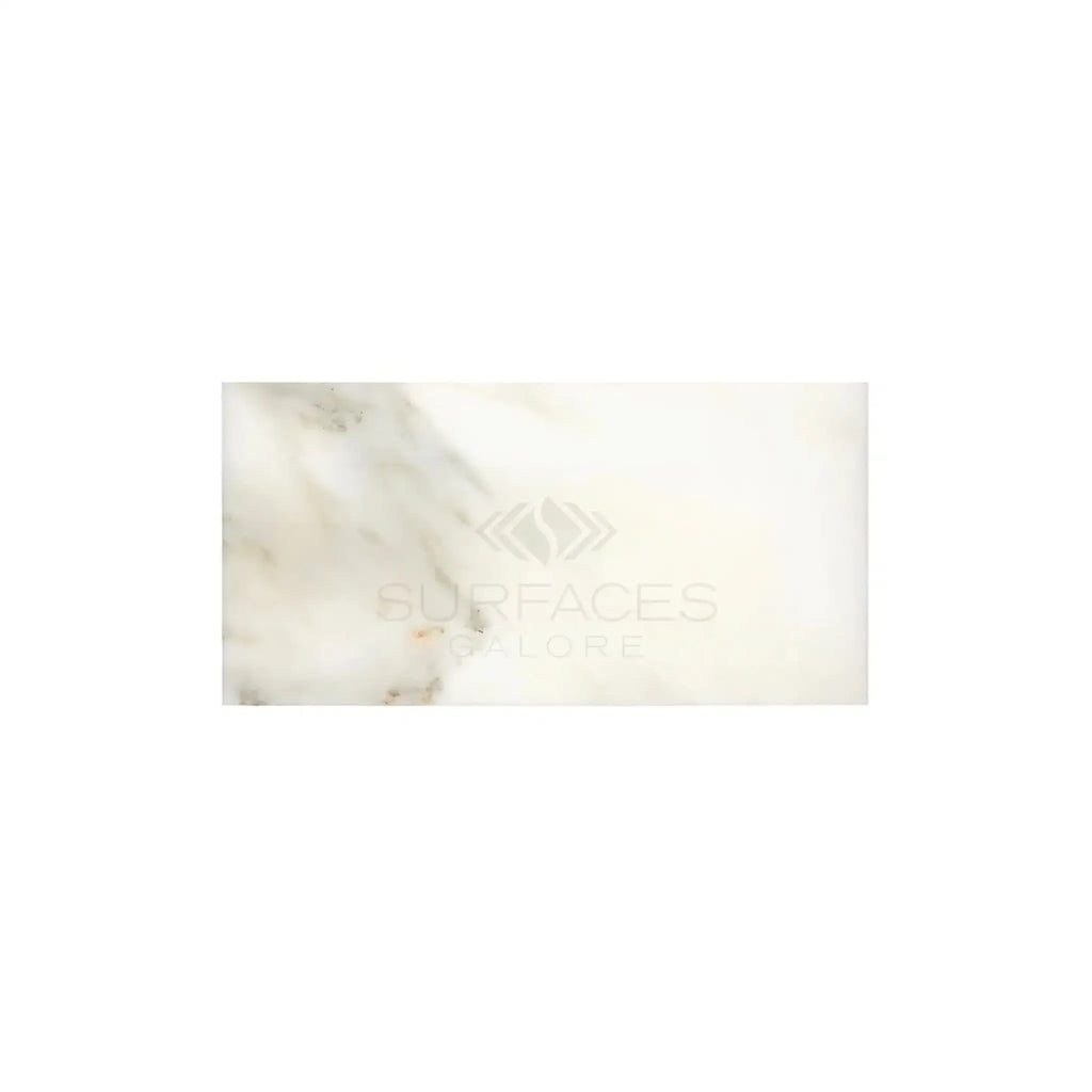 Calacatta Oliva Marble 12X24 Tile in polished or honed finish, rectangular slab design