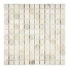 Calacatta Oliva Marble 1X1 Mosaic Tile Sheet in Polished or Honed Finish
