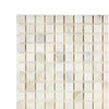 White marble mosaic tile sheet of Calacatta Oliva Marble 1x1, polished or honed finish