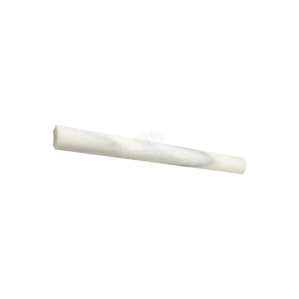 Calacatta Oliva Marble 1X12 Quarter-Round Molding Trim in polished and honed finishes
