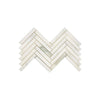 Calacatta Oliva Marble 1X6 Herringbone Mosaic Tile in polished or honed finish