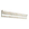 Calacatta Oliva Marble 2X12 Milano Molding Trim in polished or honed white marble