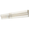 White marble trim of Calacatta Oliva Marble 2X12 OG-1 polished or honed chair rail molding