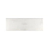 Rectangular white box showcasing Calacatta Oliva Marble 4X12 Deep-Beveled Tile Polished-Honed