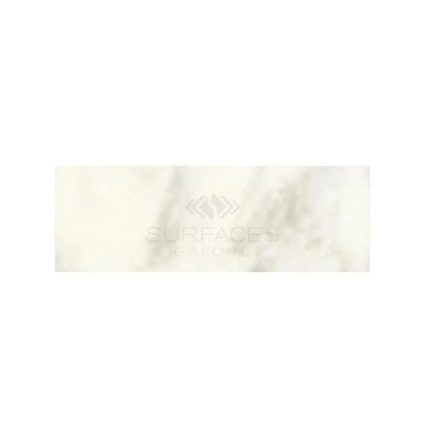 Calacatta Oliva Marble 4X12 Tile Polished or Honed showcasing elegant white marble slab