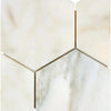 Hexagonal marble tile pattern of Calacatta Oliva Marble 6’’ mosaic tile polished or honed