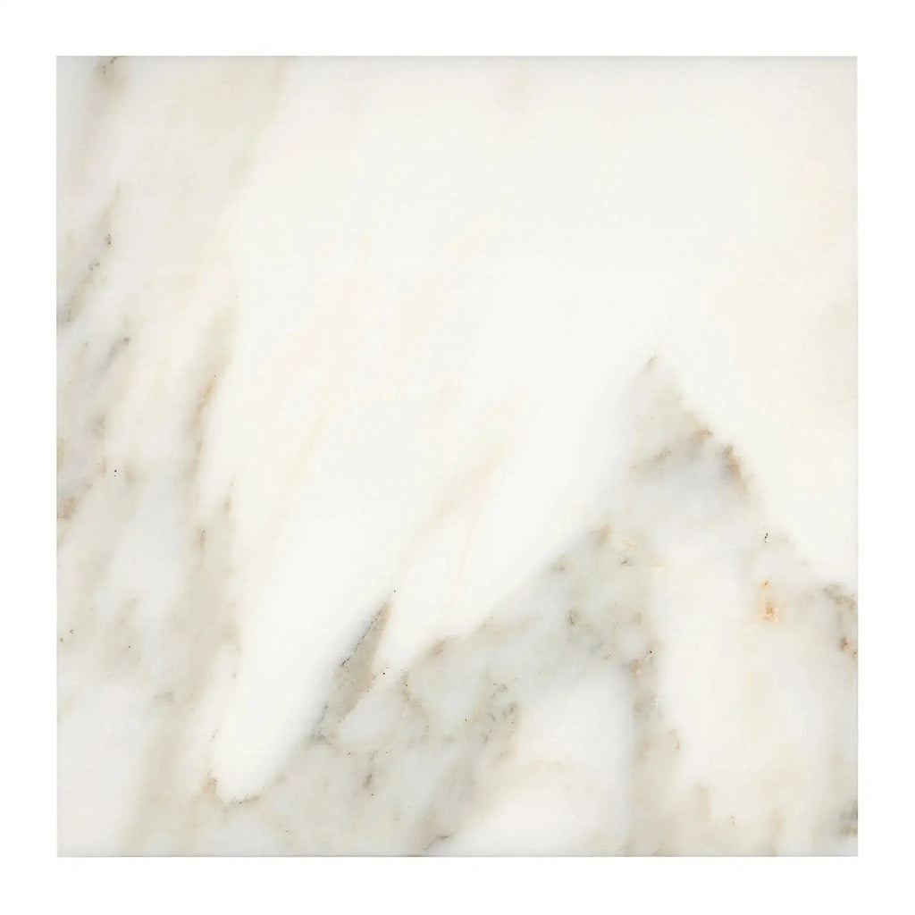 Calacatta Oliva Marble 18X18 Tile polished white marble slab for elegant interiors