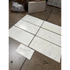 Calacatta Oliva Marble 18x36 Polished Tile Floor with Gray Veining