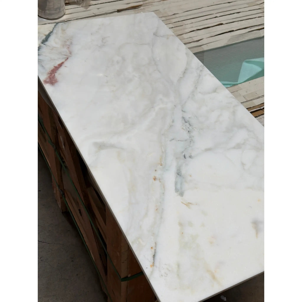 Calacatta Oliva Marble 18x36 Tile Polished with Gray Veining