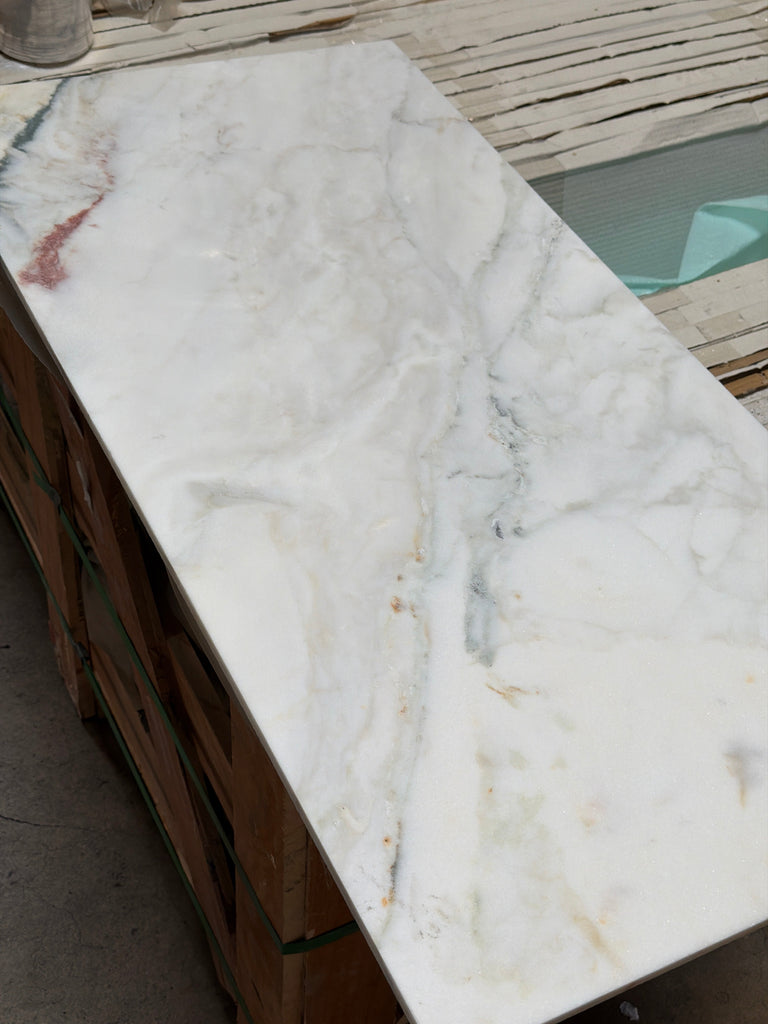 Calacatta Oliva Marble 18x36 Tile Polished with Gray Veining