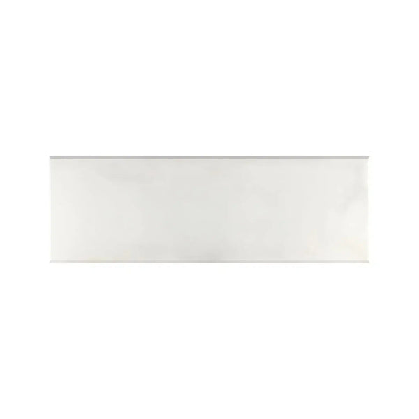 Calacatta Oliva Marble 4X12 Deep-Beveled Polished-Honed Rectangular White Tile