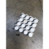 Calacatta verde royale noble ring marble mosaic tile 12x12 honed with black and white flowing interlocking pattern