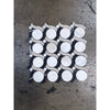 Calacatta verde royale noble ring marble mosaic tile 12x12 honed with black and white flowing interlocking pattern