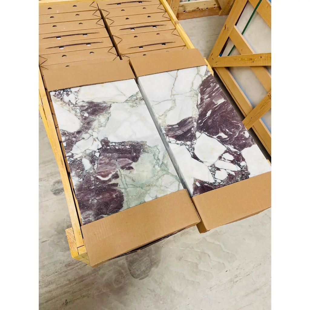 Calacatta Viola Imperiale Marble 12X24 Polished Honed– SurfacesGalore