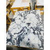 Calacatta Viola Imperiale marble slab, white and black veined pattern, 12x24 polished-honed