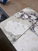 Calacatta Viola Imperiale marble 12x24 polished-honed tiles with white-gray veined pattern