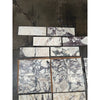 Calacatta Viola Imperiale marble 4x12 polished-honed tiles with white gray veining