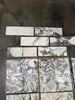 Calacatta Viola Imperiale marble 4x12 polished-honed tiles with white gray veining