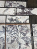 Calacatta Viola Imperiale marble 4x12 polished-honed mosaic tiles