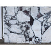 Calacatta Viola Imperiale marble slabs in 4x12 polished-honed with black and purple veining