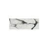 Calacatta Viola Imperiale marble 4x12 polished-honed tile with white marble and black veining