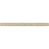 Beige marble border tile from Cappuccino Marble 3/4X12 Bullnose Liner Polished