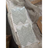 Carrara White 1x4 herringbone marble mosaic tile polished finish
