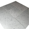 Carrara White Madley 12X12 Polished Marble Tile showcasing elegant Carrara marble floor tiles