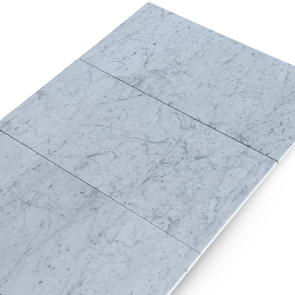 Gray marble tiles from Carrara White Marble 12X24 Polished or Honed collection
