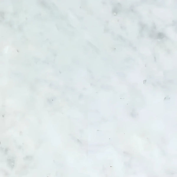 Carrara White Marble 18X18 Polished or Honed showcasing elegant white marble texture