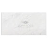 Rectangular Carrara White Marble slab 18X36 polished or honed for elegant decor