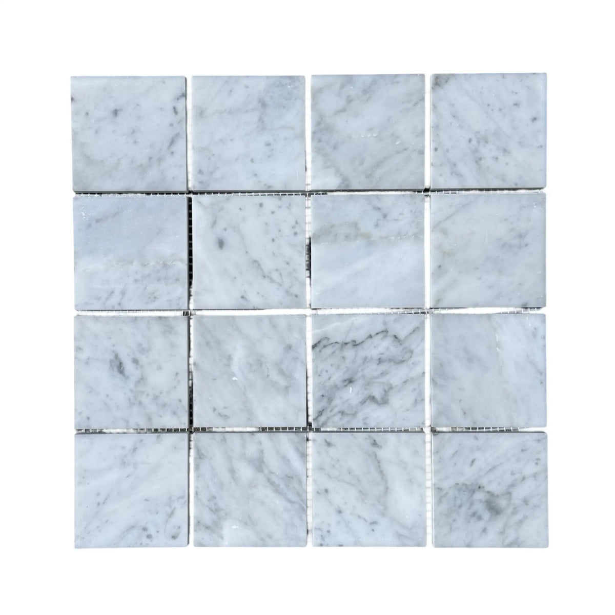 Carrara White Marble 3x3 Mosaic Tile